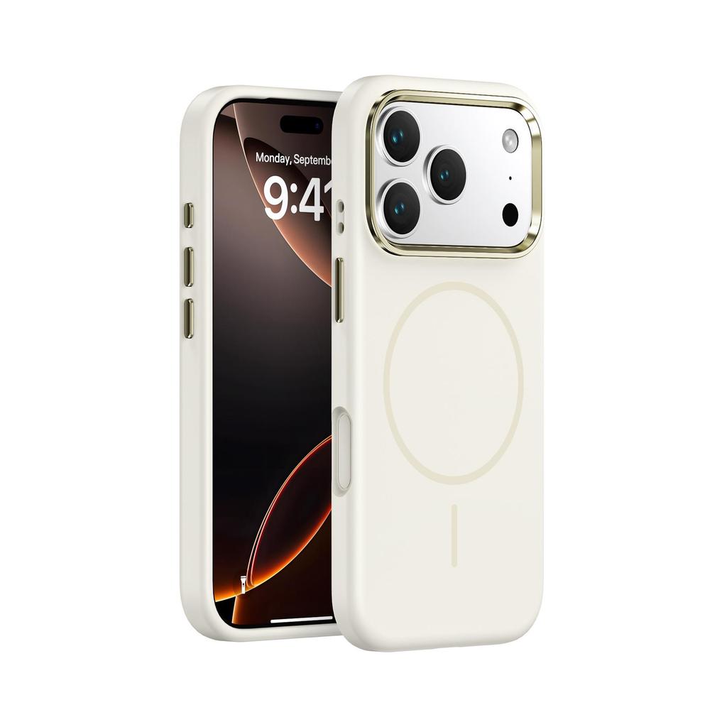iPhone 17 Pro Max Liquid Silicone Magnetic Protective Case 