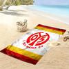 Mainz Glory Print Beach Towel, Large Soft Quick Dry Towel for Beach Camping Swimming