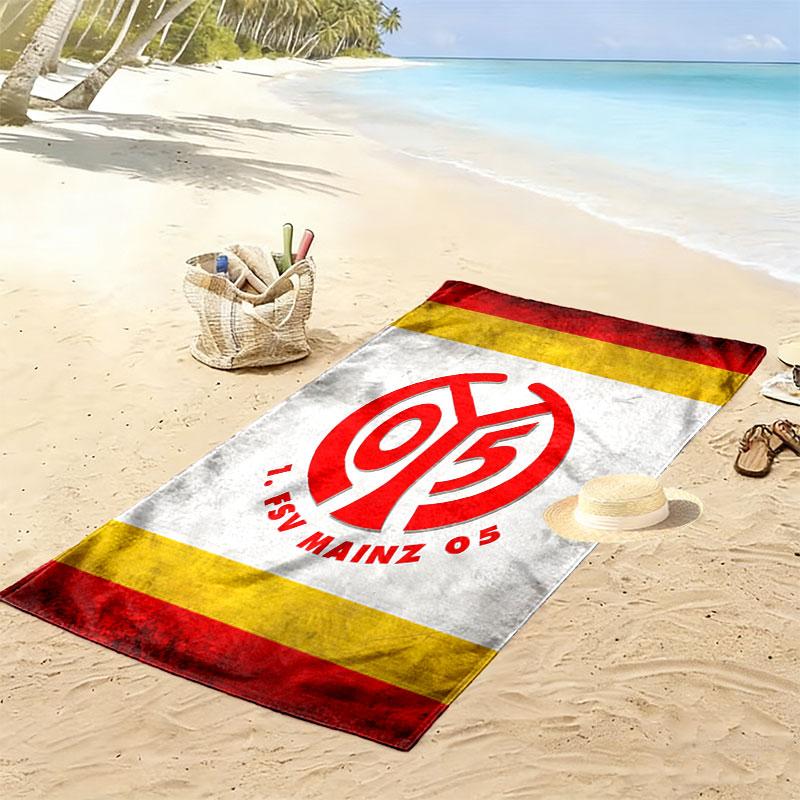 Mainz Glory Print Beach Towel, Large Soft Quick Dry Towel for Beach Camping Swimming
