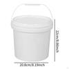 Paint Can Storage Bucket 8L Empty Easy to Clean Heavy Duty with Handle for Kitchen