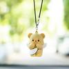 Animal Swinging Car Ornament Hangable Car Charm Car Interior Ornament Cute Car Accessories For Men Women Car Truck Pendant Small