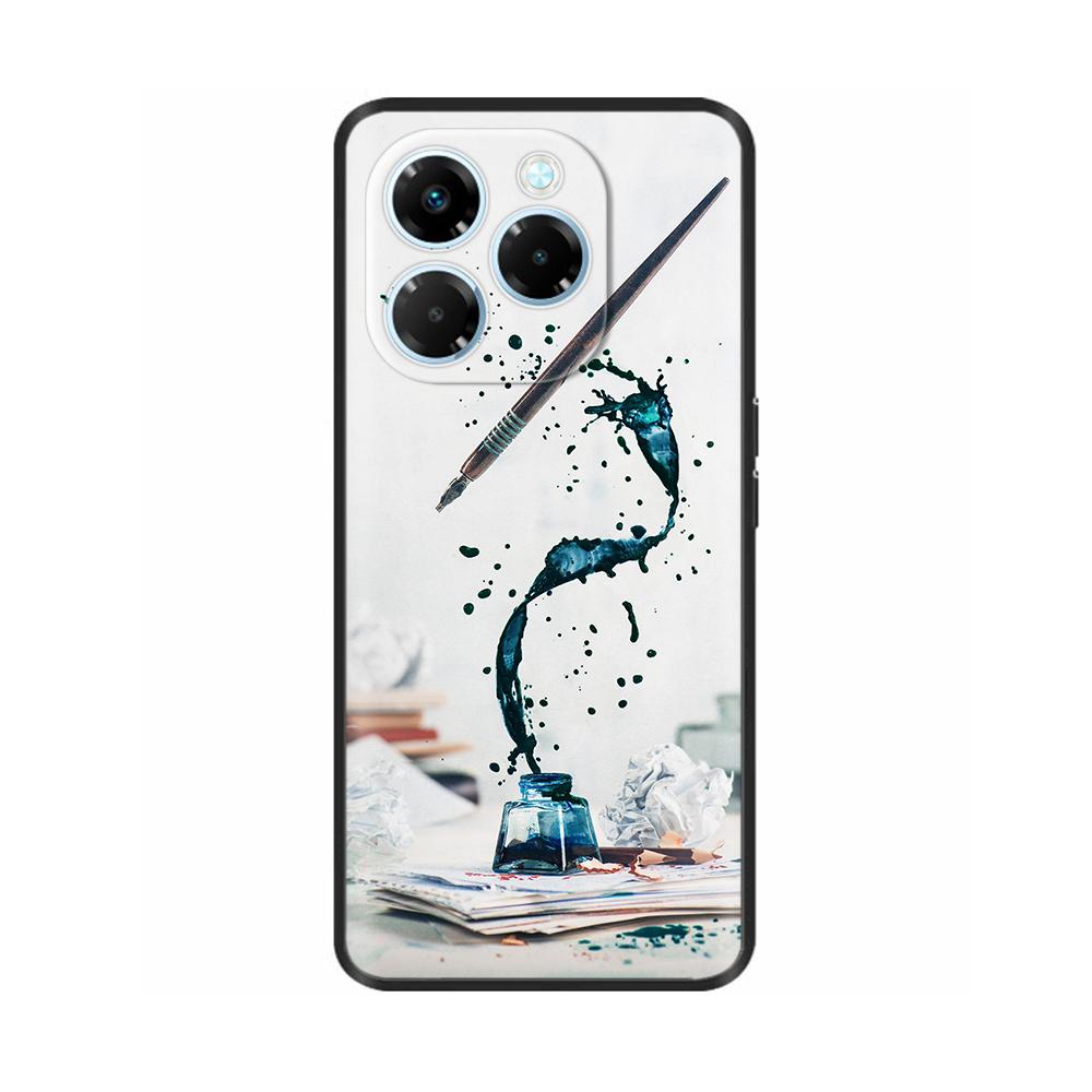 Für Infinix Note 40X 5G Hülle Weiche Silikon Handyhüllen Stoßfänger Rückseite Für Infinix Note40X 5G Schutzhülle Stoßfeste Schale Funda