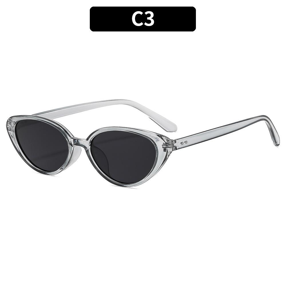 JYL TS Sunglasses Unisex UV Protection One-piece Cat Eye Fashion 13093 A-13076 электрические фиолетовый