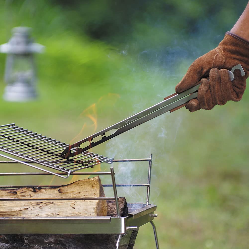 Belmont Fire Tongs SUS Made In BM-229 Hibasami, Japan, Tsubame-Sanjo