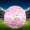 Pink Pig Print Size 5 Soccer Ball, PU Wear Resistant Football for Match Training and Daily Practice, Birthday Gift for Soccer Fans