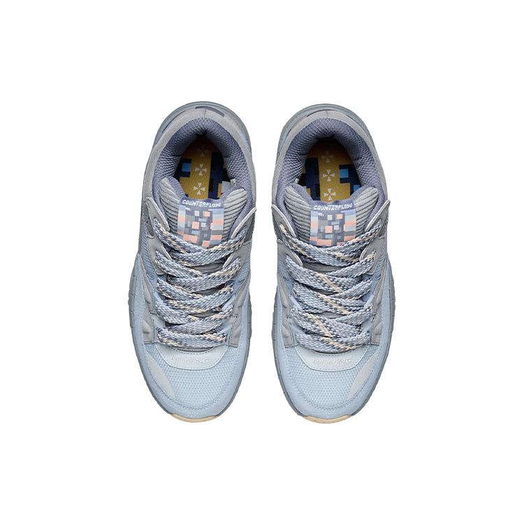 Li Ning CF Low top Sports Casual Shoes Men's Mist Blue AGCR437-4