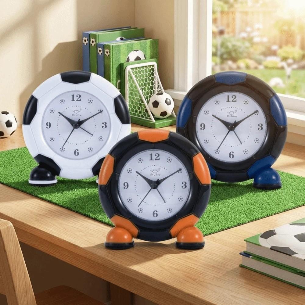 ABS Electronic Alarm Clock Football World Cup Clock Modern Soccer Shape Alarm Clock Study Room