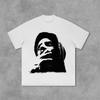 Vintage Portrait Graphic Print 100 Cotton TShirt Unisex Y2k Summer Short Sleeves Casual Oversize Tshirt Streetwear Unisex Tops New