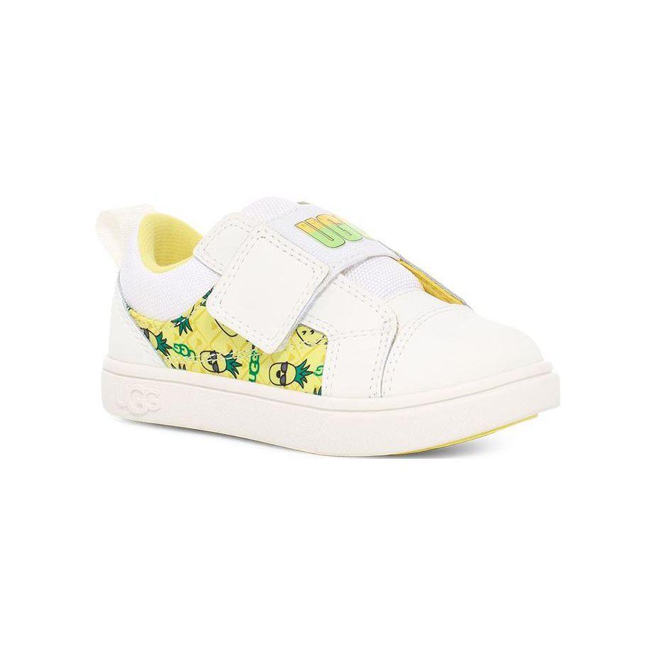 UGG Leather Comfortable Casual Low-Top Walker Baby Sneaker Pineapple-Yellow 1138613T-PNE
