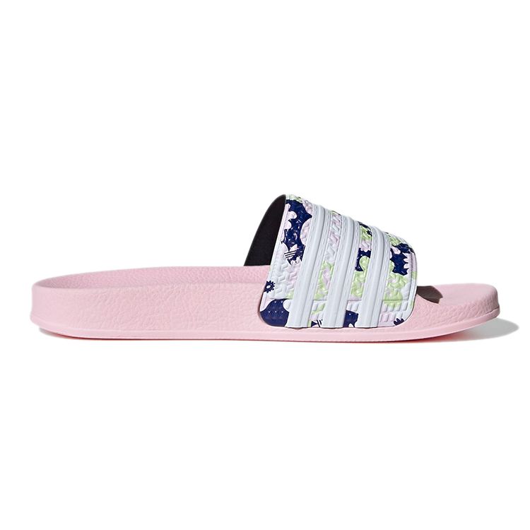 Adidas Originale Adilette Sportlich Lässig Outdoor Hausschuhe Kinder Schuhe Rosa GZ3692