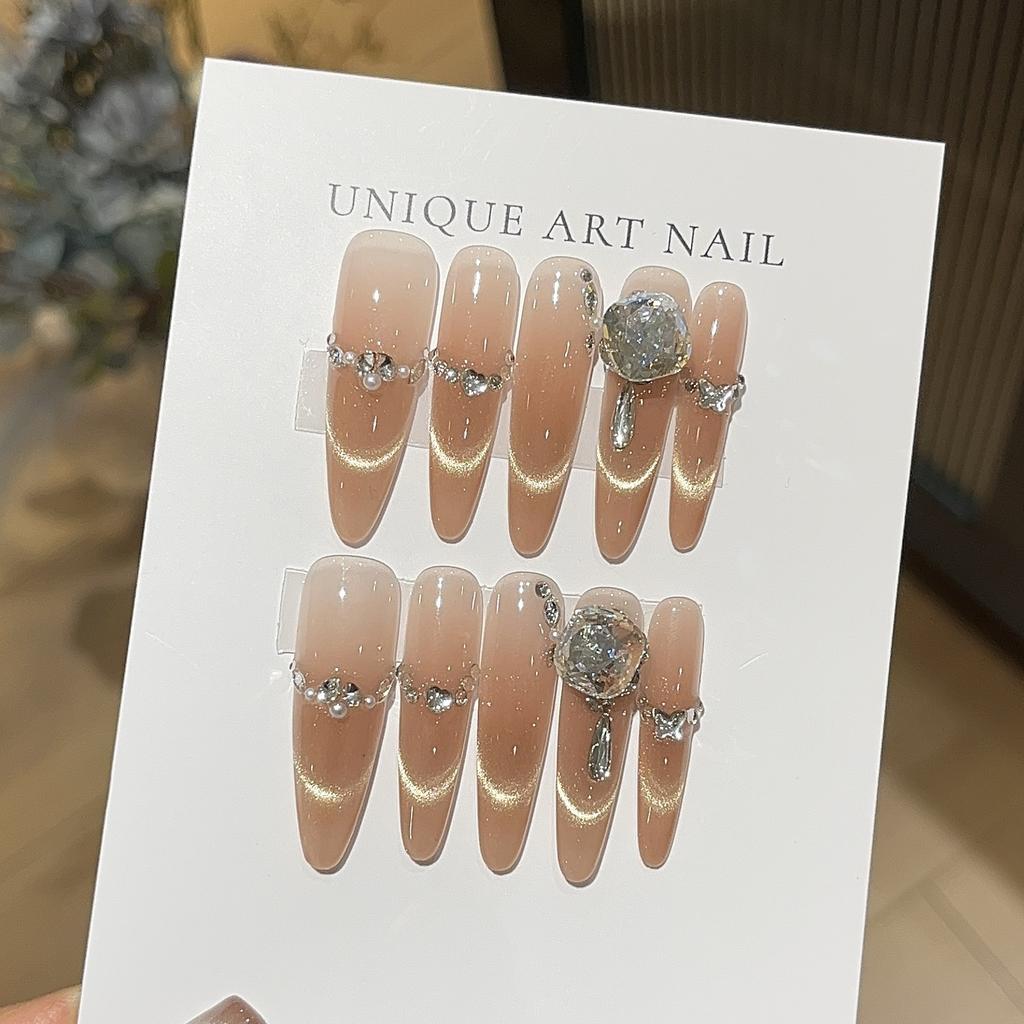 High-end Whitening New Manicure Stickers Smile French Cat Eyes Boutique K9 Wearable Armor