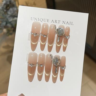 High-end Whitening New Manicure Stickers Smile French Cat Eyes Boutique K9 Wearable Armor