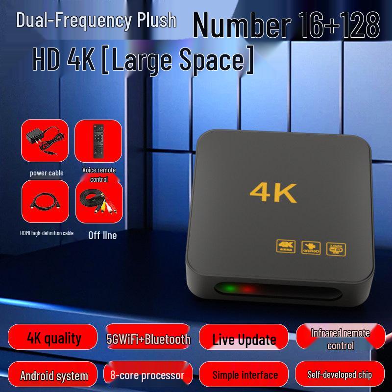 4K 5G Smart Wireless HD Set-Top TV Box
