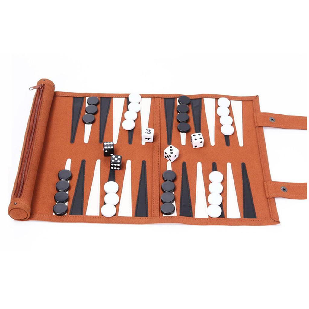 Portable Travel Board Game Backgammon Board Game Portable Backgammon Set Folding Portable Chess Board Enduring