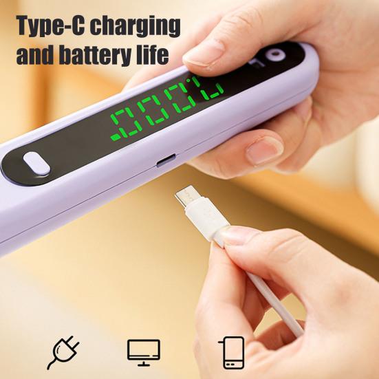 Kids Altimeter Portable Cordless Electronic Height Stadiometer with LED Display Digital Screen Contactless Children Growth Monitoring Tool