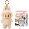 1:1 Quality Kawaii Monster Labubu Blind Box Series PVC Labubu Macaron Pendant Doll Monster Keychain Birthday Holiday Kids Gift
