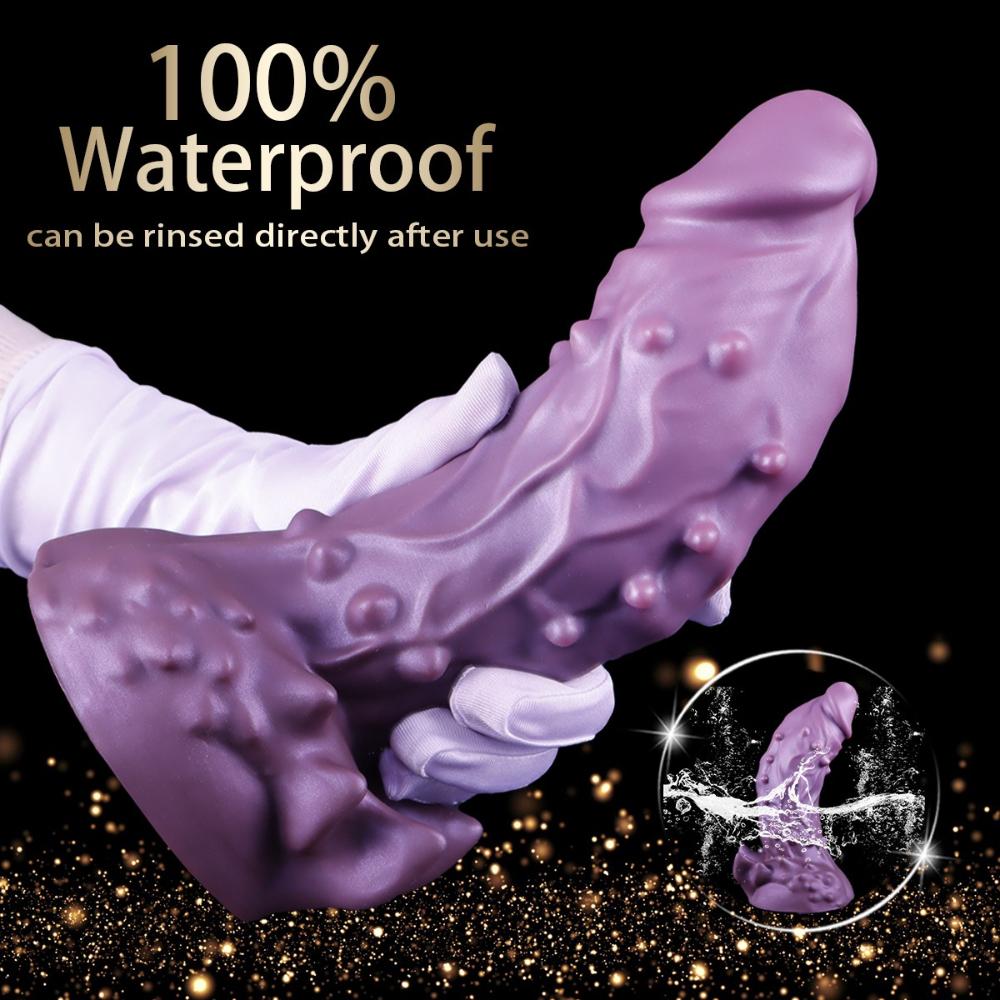 Realistic Alien Design Silicone Dildo - Liquid Silicone Adult Toy for Women, Couples Pleasure, Sensual Intimacy Enhancer