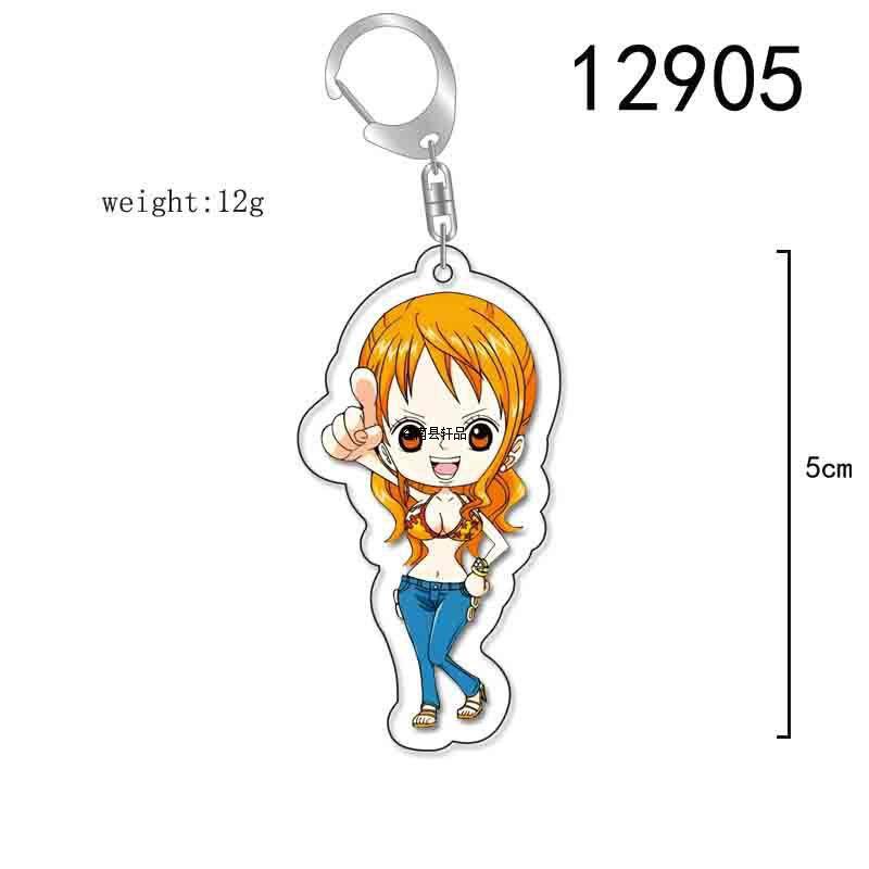 Anime/Cartoon One Piece Keychain/Acrylic Keychain - Luffy, Zoro Acrylic Keychain/Cartoon Keychain Gift