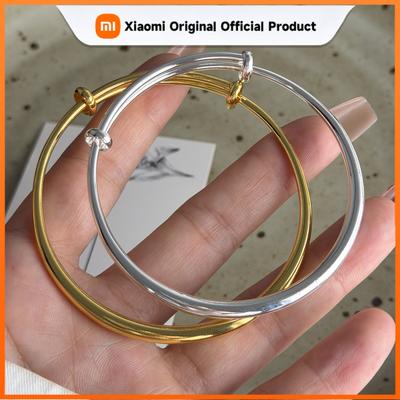 Kadınlar İçin %100 Masif 925 Ayar Gümüş Metal Bileklik Vintage El Yapımı Sade Retro Altın Ayarlanabilir Bileklik Doğum Günü Hediyesi Parti
