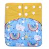 Cross-Border Baby Bamboo Charcoal Washable Cloth Diapers - Digital Print Pocket Diapers