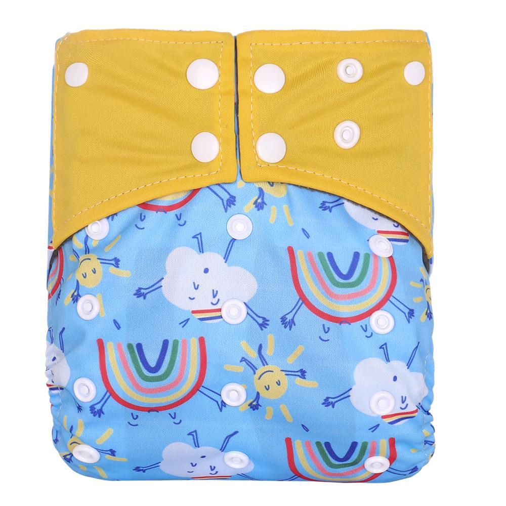 Přeshraniční dětské bambusové uhlí omyvatelné látkové pleny - Kapesní pleny s digitálním potiskem