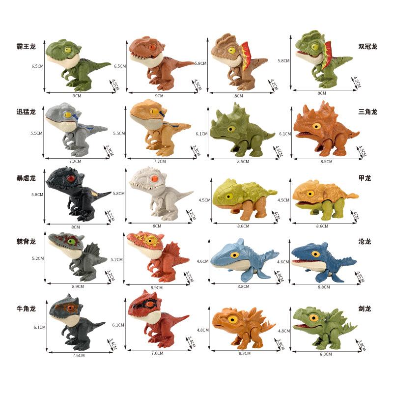 Biting Finger Dinosaur Toy The Same Children'S Hand Biting Dinosaur Toy New Strange Model