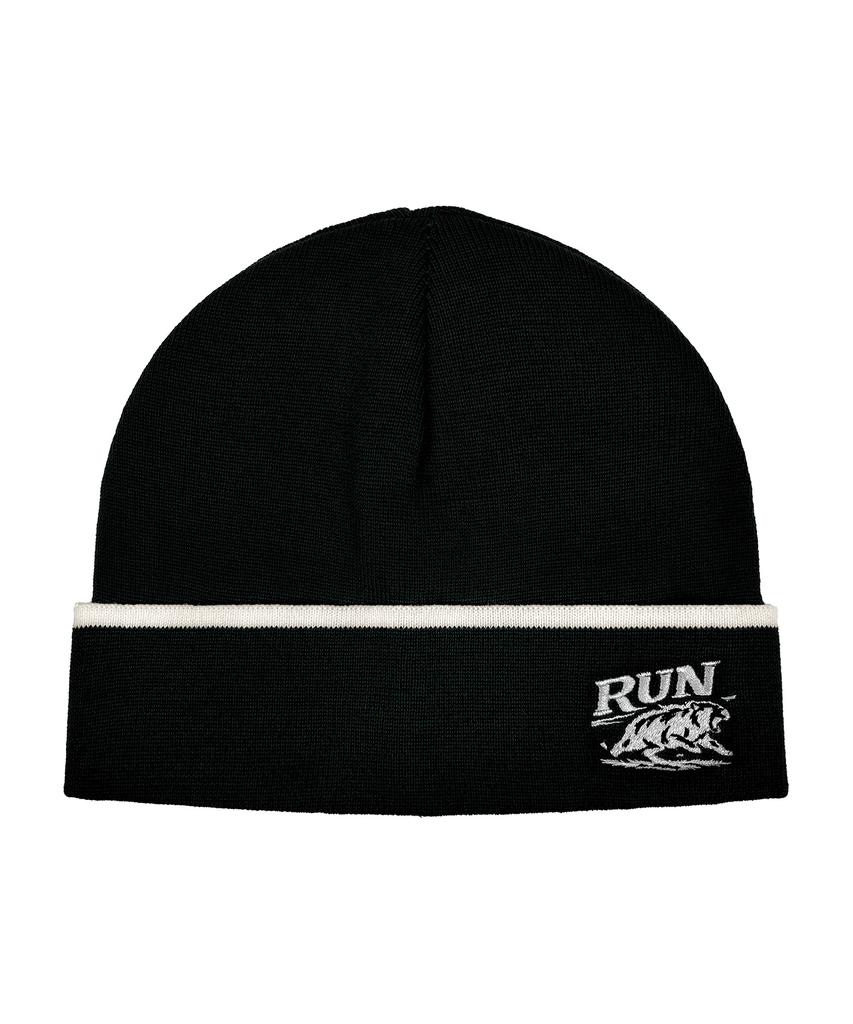 Nyuteib All Day Bear Beanie Big Head Fit - Black Bear