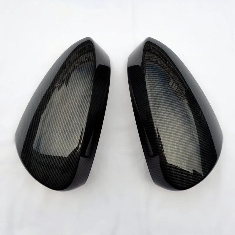 For Indonesian Version Raize   ABS Carbon Side Rear View Mirror Cover Caps Shell Rearview Mirrors Frame Trims Styling