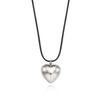 [MORE! HEART] OST Silver Heart String Necklace (S) OTNP23504NWW