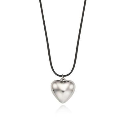 [MORE! HEART] OST Silver Heart String Necklace (S) OTNP23504NWW