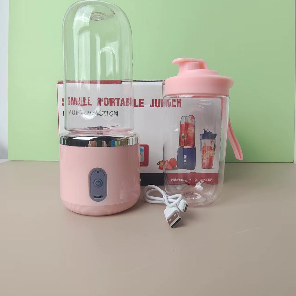 A Built-in 1500MAH Battery Power 6 Knife Head Mini Convenient USB Charging Multi-purpose Fruit Juice Machine Suitable for Studen
