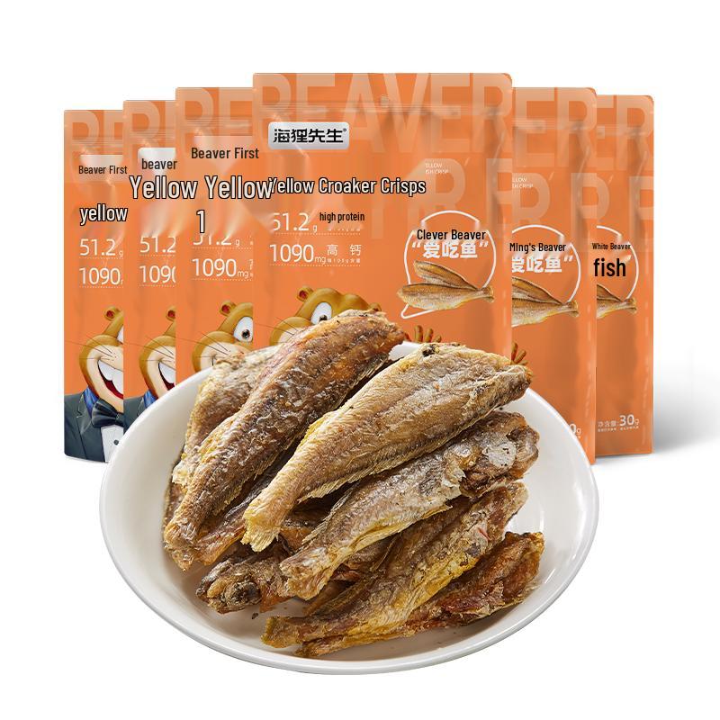 Mr. Beaver Crispy Yellow Croaker Snacks