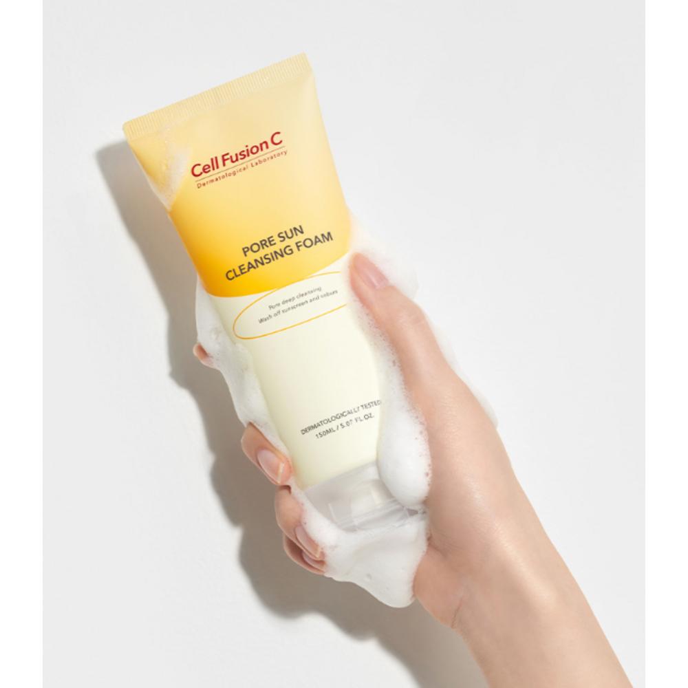 Cellfusion C Pore Sun Cleansing Foam, 150ml, 1 piece