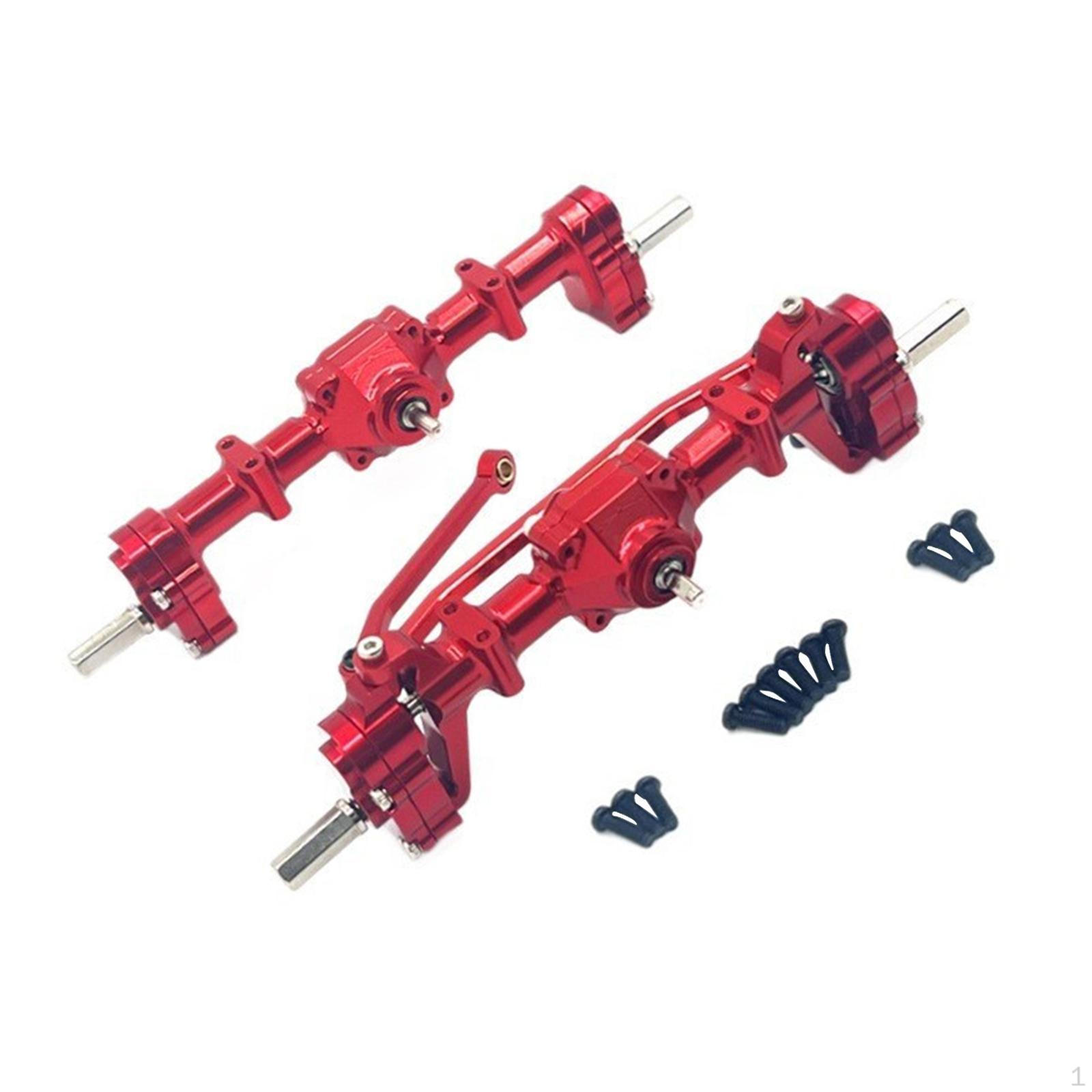 

1/16 RC автомобіля передня та задня вісь алюмінієвого сплаву DIY аксесуари заміна для C14 C74 B14 вантажівки Argent
