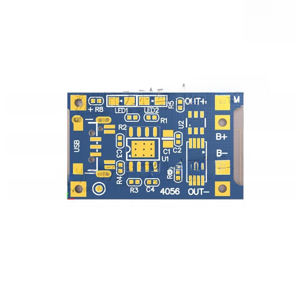 TP4056 Lithium Battery Charging Board (1A) with Overcharge/Discharge Protection for 3.7V-4.2V 18650 Batteries
