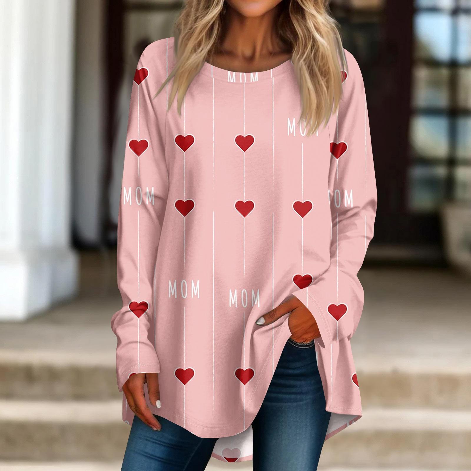 

Женская повседневная футболка больших размеров с длинными рукавами и круглым принтом, верхний пуловер XL