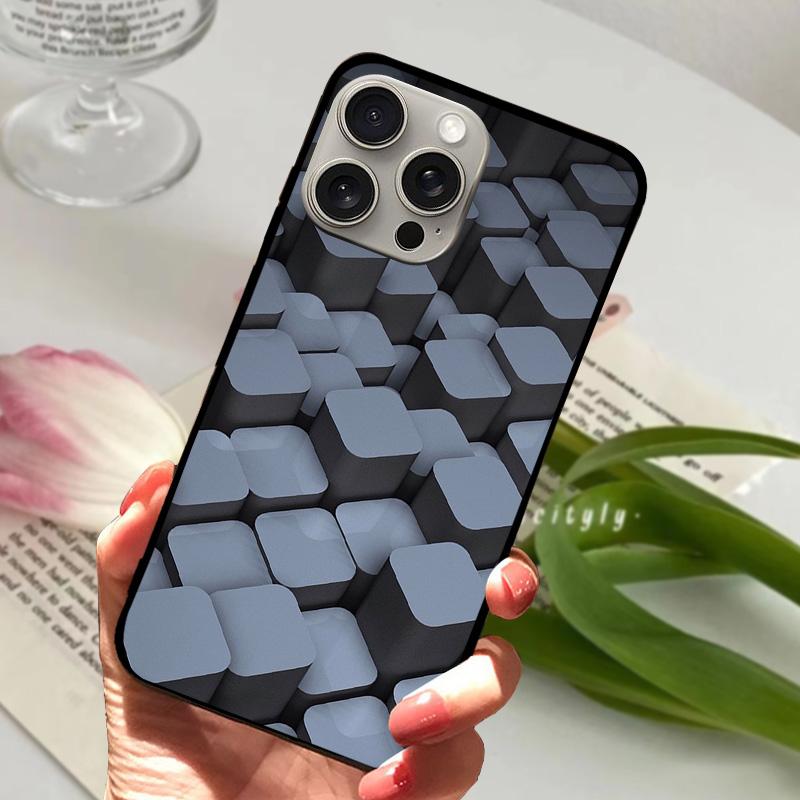 Popular Patterns For iPhone 15 Plus Case On iPhone15 Soft Silicone TPU Phone Cover For iPhone 15 Pro Max Protector Coque Funda