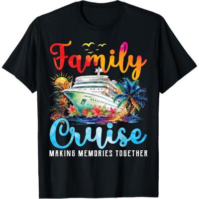 Familienkreuzfahrt 2025 Familien-Matching Kreuzfahrturlaub Party T-Shirt