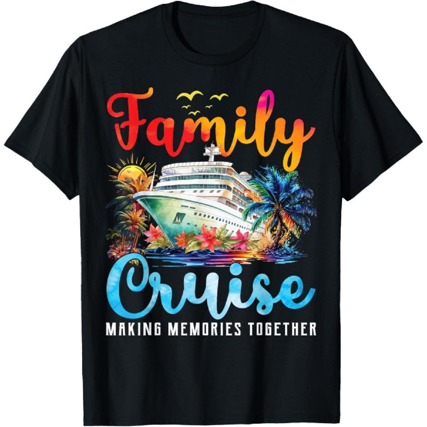 

Family Cruise 2025 Family Matching Cruise Vacation Party T-Shirt XXXXXL чорний