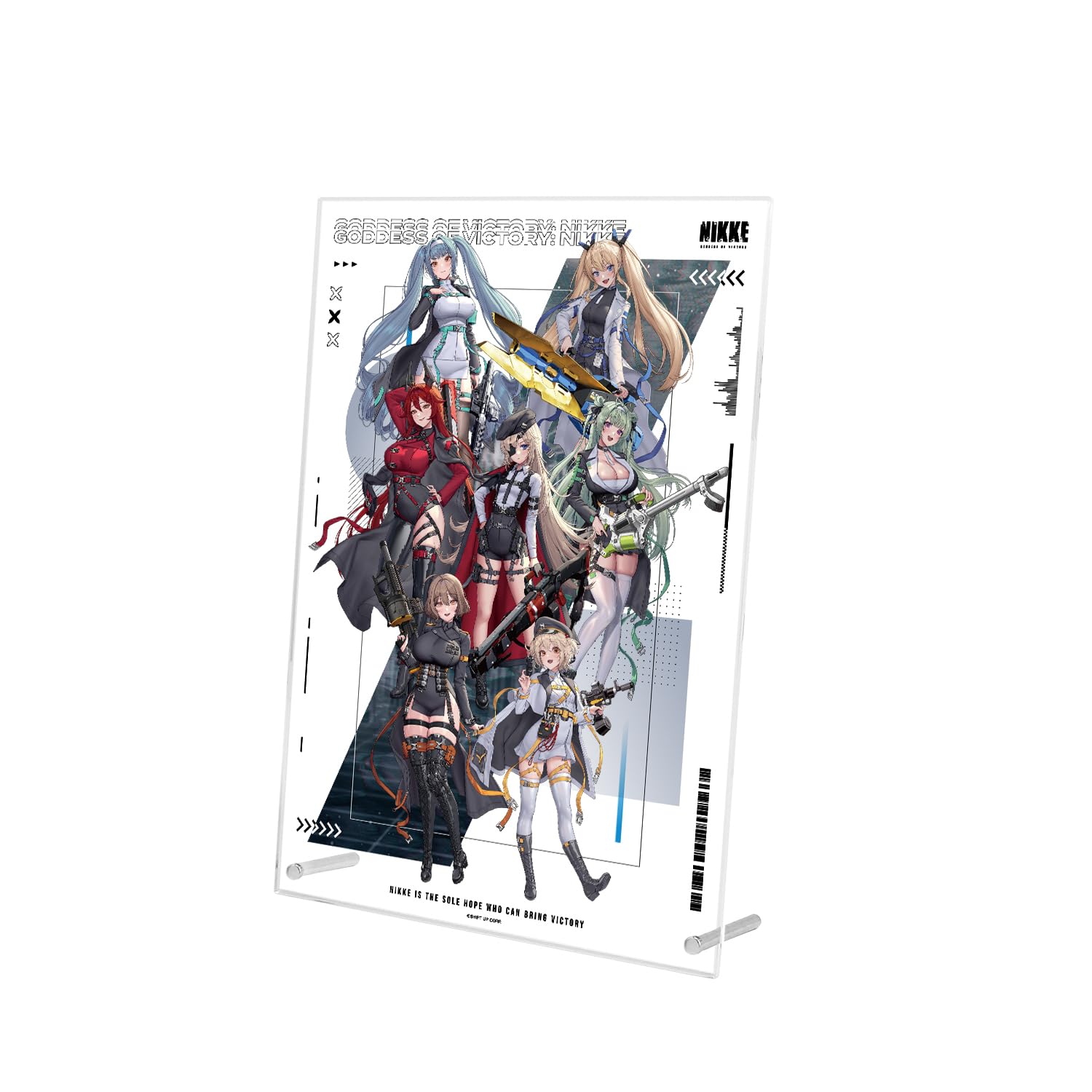 

Богиня Победы NIKKE LOVECACAO Иллюстрационная группа Тактическая мода Акриловая панель A4 Вер.