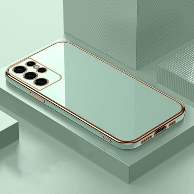 6D-Beschichtung, weiche TPU-Hülle für Samsung Galaxy S24 S23 S22 Ultra S21 S20 FE S10 Note 20 A55 A35 A15 A05 A05S A54 A34 A16 A53 A33, Luxus-Silikonhülle