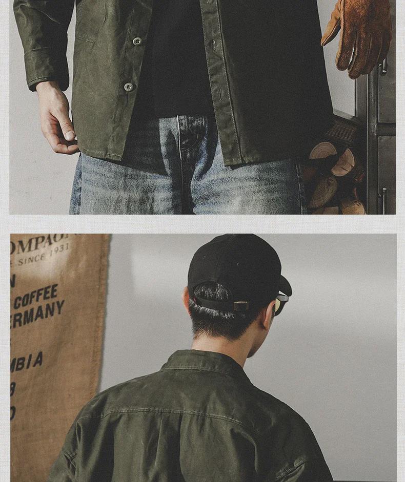 Herren Retro Schweres Arbeitshemd: Langärmige Jagdjacke im Oversize-Schnitt mit Samtfutter, Herbstlicher Coach-Stil.