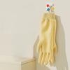 1 Pair Housework Gloves Elastic Textured Cuffs Prevent Water Backflow Cleaning Gloves Grease Removing Gloves