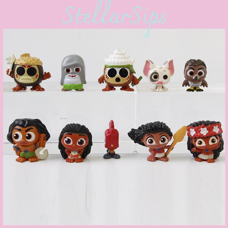 Moana Pvc Figurines Collection With Eyecatching Design For Play Display And