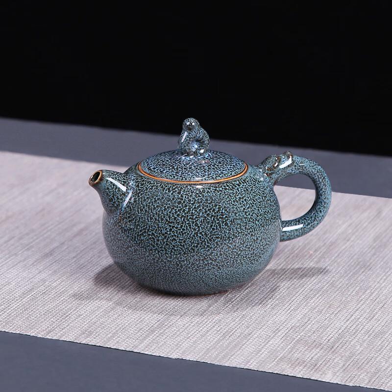 Bafangli Tenmoku Glaze Dragon Spout 10-Piece Tea Set