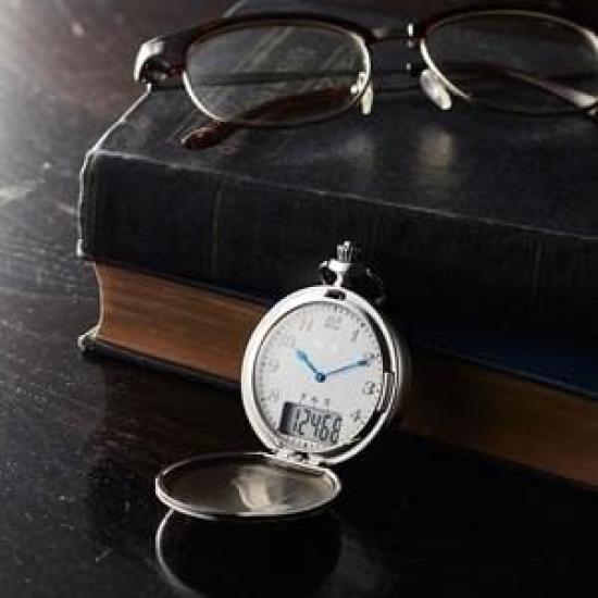 Unknown Tanita Pocket Watch Type 3D Sensor Pedometer Silver 4904785046733