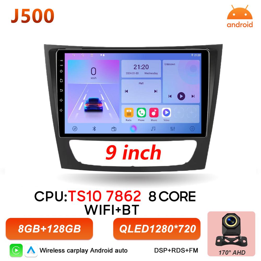 Car Stereo Navigation For Mercedes Benz E Class S211 W211 CLS Class C219 2002-2010 Wireless Carplay Car Radio Android Head Unit