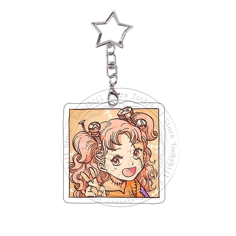 Heksenhoed Atelier Cartoon Acryl Sleutelhanger Kawaii Student Gagaga Qifrey Prachtige Sleutelhanger Karakters Hanger Verjaardagscadeau