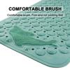 Bathroom anti-slip mat silicone world PVC shower anti-fall mat dolphin massage suction cup floor mat with drainage hole banheiro
