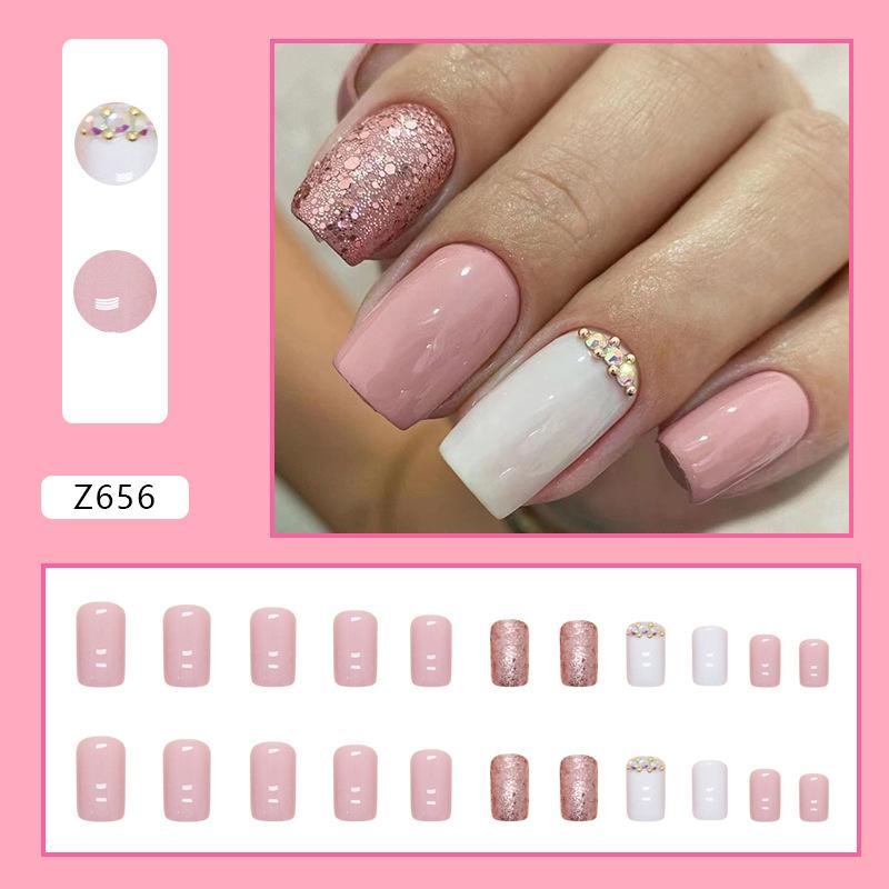 Spring And Summer Diamonds Wear Armor, Simple Small Diamonds Pile Diamond Nail Art Pieces, Sweet Girl Fashion Wear Armor